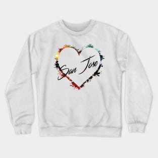 I Love San Jose Crewneck Sweatshirt